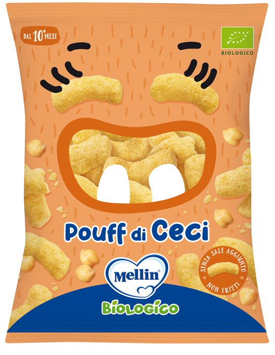 Mellin Snack Bio Pouff Ceci 20 g