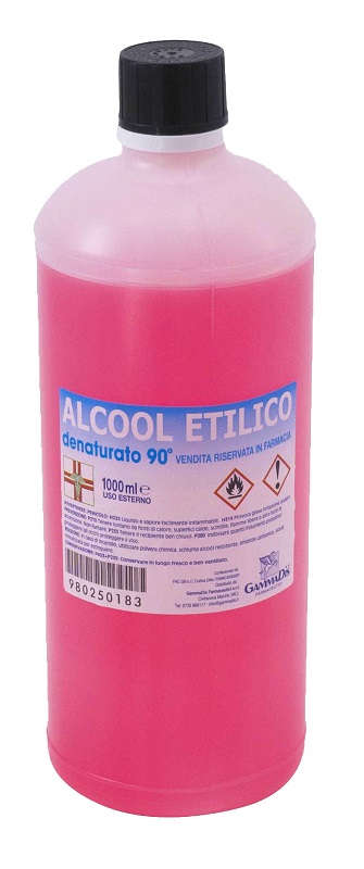Alcool Etilico Denaturato 500 ml, compra online su Farmacia delle Terme