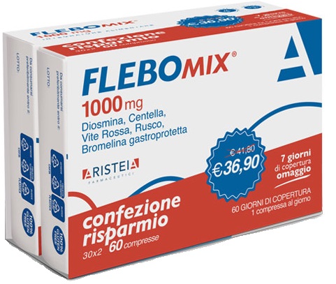 Flebomix 1000 mg Bi-pack 60 Compresse