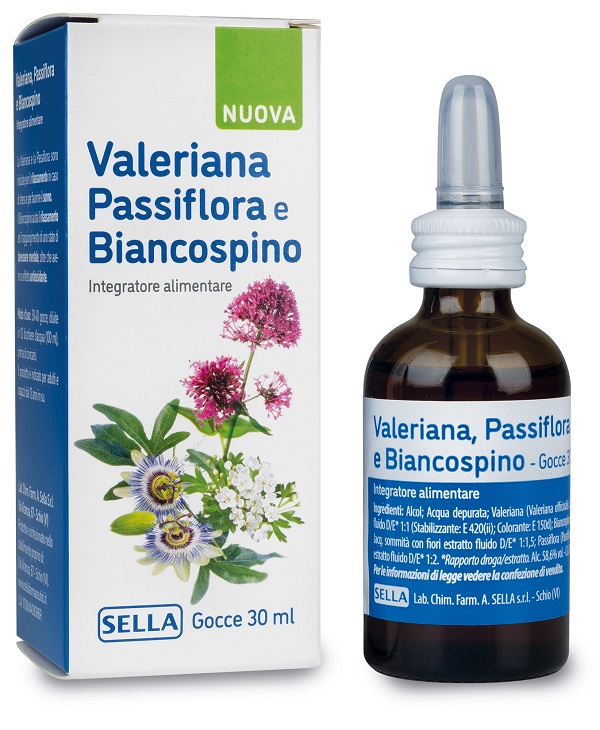 Valeriana Passiflora e Biancospino Gocce 30 ml