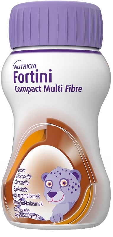 Fortini Compact Multi Fibre Cioccolato Caramello 4 Bottiglieda 125 ml