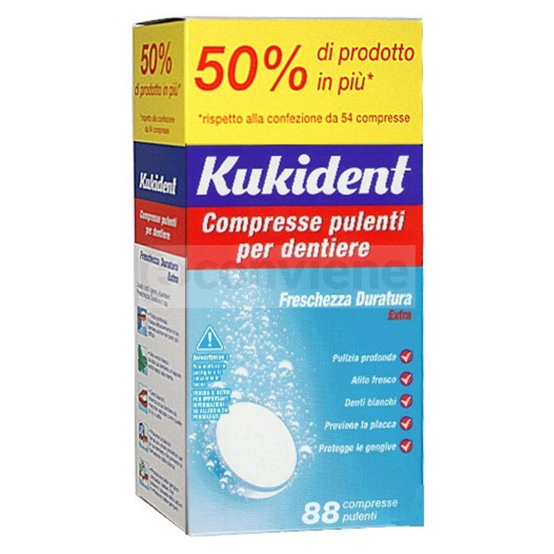 KUKIDENT PLUS DOPPIA AZIONE CREMA ADESIVA DENTIERE 40 G