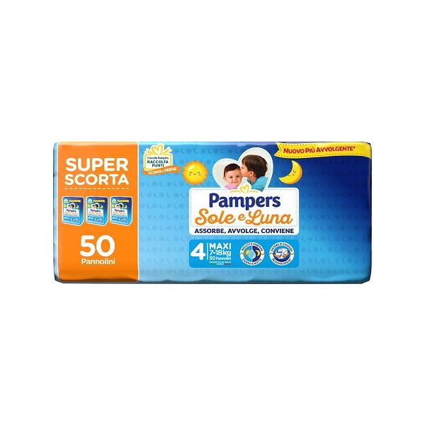 Pampers Sole & Luna Salviette 50 Pezzi 