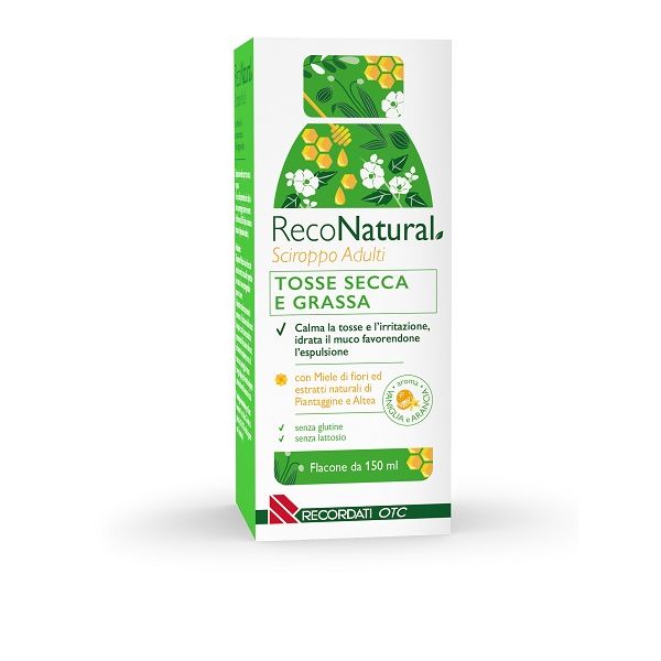 Reconatural Sciroppo Tosse Adulti 150 ml, compra online su Farmacia delle  Terme