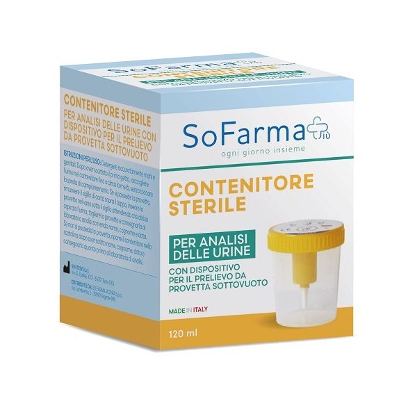 Sekur Tainer Contenitore Urina Sofarmapiu' da 120 ml, compra online su  Farmacia delle Terme