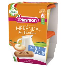 Plasmon la Merenda dei Bambini Merende Latte Biscotto Asettico 2 x 120 g,  compra online su Farmacia delle Terme