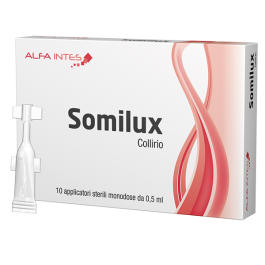 Somilux Collirio 10 Applicatori Sterili Monodose da 0,5 ml, compra online  su Farmacia delle Terme