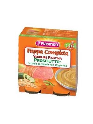 Plasmon Omogeneizzato Pappe Prosciutto Verdura Pastina 190 gx 2 Pezzi