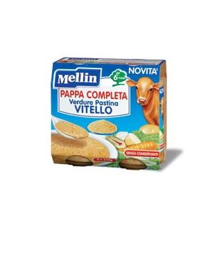 Mellin Pappa Completa Vitello 250 g 2 Pezzi