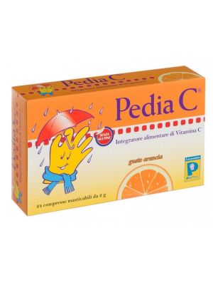 Pedia c Arancia 24 Compresse Masticabili