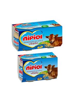 Nipiol Omogeneizzato Vitello 80 g 2 Pezzi