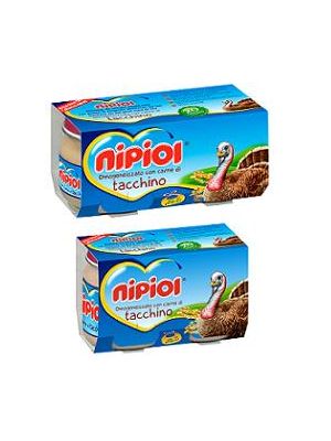 Nipiol Omogeneizzato Tacchino 80 g 2 Pezzi