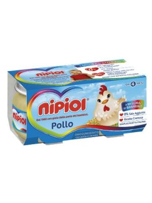 Nipiol Omogeneizzato Pollo 80 g 2 Pezzi