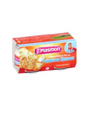 Plasmon Omogeneizzato Formaggino Parmigiano 80 g x 2 Pezzi