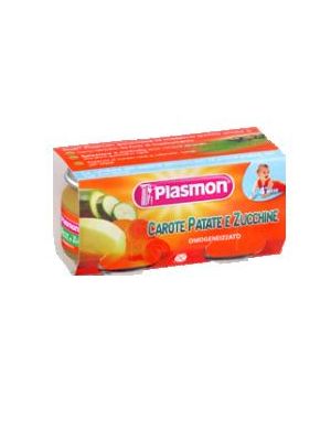 Plasmon Omogeneizzato Carota/patata/zucc 80 g x 2 Pezzi