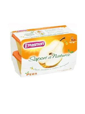 Plasmon Sapori di Natura Omogeneizzato Pera 100 g x 4 Pezzi