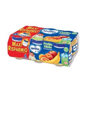 Mellin Omogeneizzato Frutta Mista 100 g 6 Pezzi