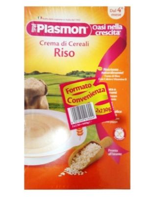 Plasmon Cereali Crema di Riso e Mais 2 x 230 g