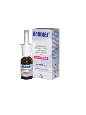 Actimar Soluzione Nasale Spray Salina 3% con Acido Ialuronico + Msm 20 ml con Erogatore