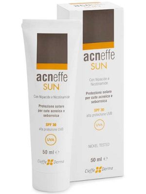 Acneffe Sun Spf 30 Alta Protezione Uvb per Cute Acneica e Seborroica 50 ml