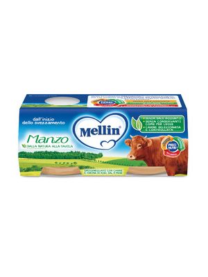 Mellin Omogeneizzato Manzo 2x120 g