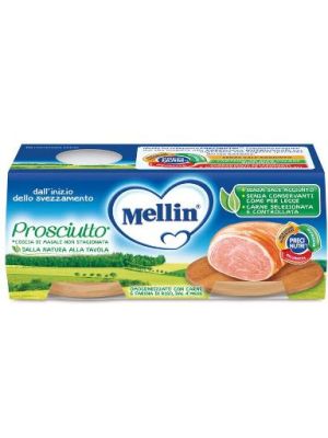 Mellin Omogeneizzato Prosciutto 4 x 80g