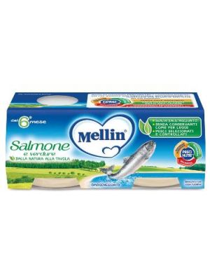 Mellin Omogeneizzato Salmone 2 x 80 g