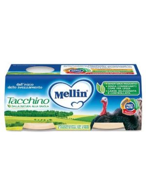 Omogeneizzato Mellin Tacchino 2x120 g