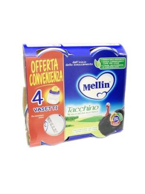 Mellin Omogeneizzato Tacchino 4x80 g