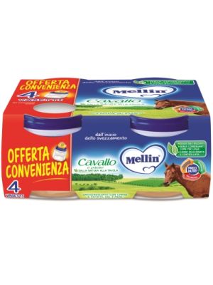 Mellin Omogeneizzato Cavallo 4 x 80 g