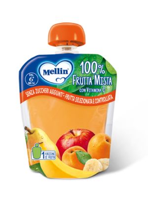 Mellin Pouch Frutta Mista 90 g