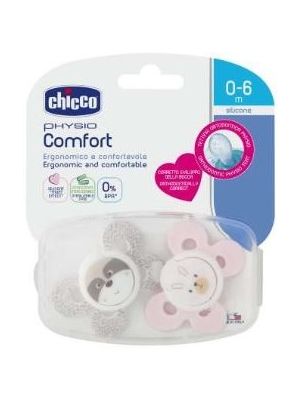 Chicco Succhietto Comfort Girl in Silicone 6-16 Mesi 1 Pezzo