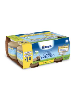 Humana Omogeneizzato di Manzo Bio 4 x 80 g