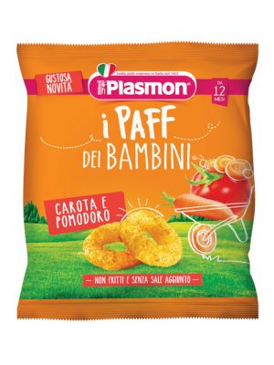 Plasmon Dry Snack Paff Carota Pomodoro 15 g