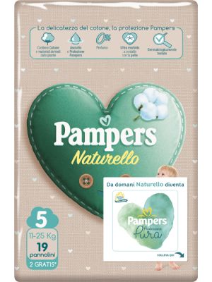 Pampers Protezione Pura Naturello Junior cp 17 Pezzi + 2