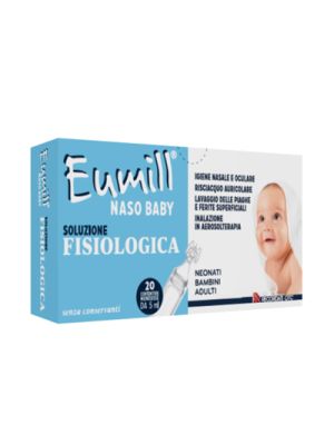 Eumill Naso Baby Soluzione Fisiologica 20 Contenitori Monodose 5 ml