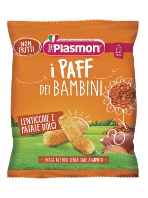 Plasmon Dry Snack Paff Lenticchie-patata Dolce 15 g