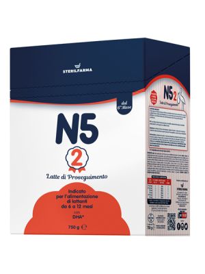 N5 2 Latte di Proseguimento in Polvere 6/12 Mesi 750 g