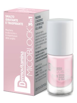 Dermovitamina Micoblock 3 in 1 Smalto Idratante e Traspirante Rosa Chiaro 5 ml