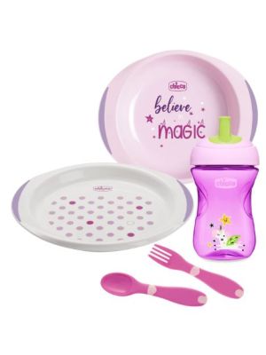 Chicco Set Pappa 12 Mesi+ Rosa