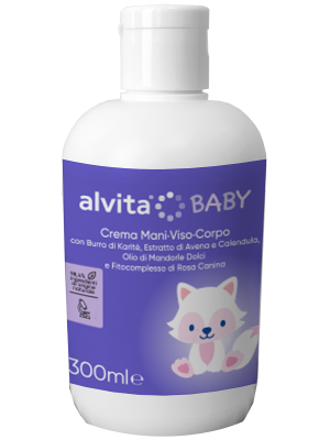 Alvita Baby Crema Viso-corpo 300 ml