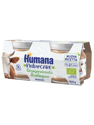 Humana Omogeneizzato Manzo Biologico 2 Pezzi 80 g