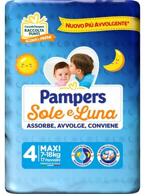 Pampers Sole&luna Maxi 17 Pezzi