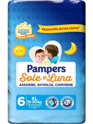 Pampers Sole Luna xl 13 Pezzi