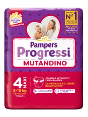 Pampers Progressi Mutandina Maxi 19 Pezzi