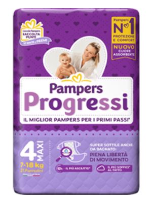 Pampers Progressi Maxi 21 Pezzi