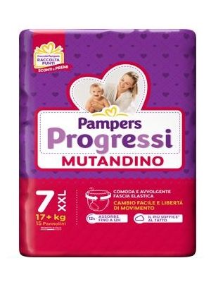 Pampers Progressi Mutandino Xxl 15 Pezzi