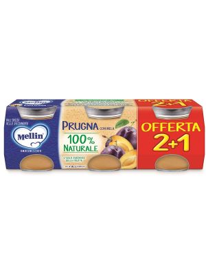 Mellin Omogeneizzato Prugna 3 Pezzi da 100 g