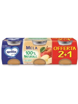 Mellin Omogeneizzato Mela 3pz da 100 g