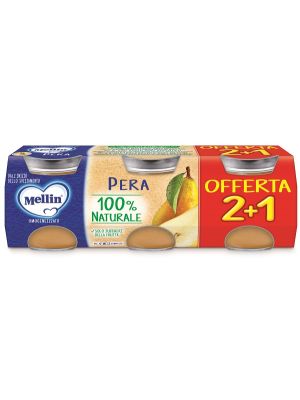 Mellin Omogeneizzato Pera 3 Pezzi da 100 g